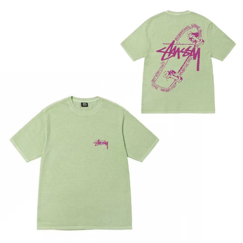 Stussy T-Shirts Casual Versatile Loose T-Shirts Couple