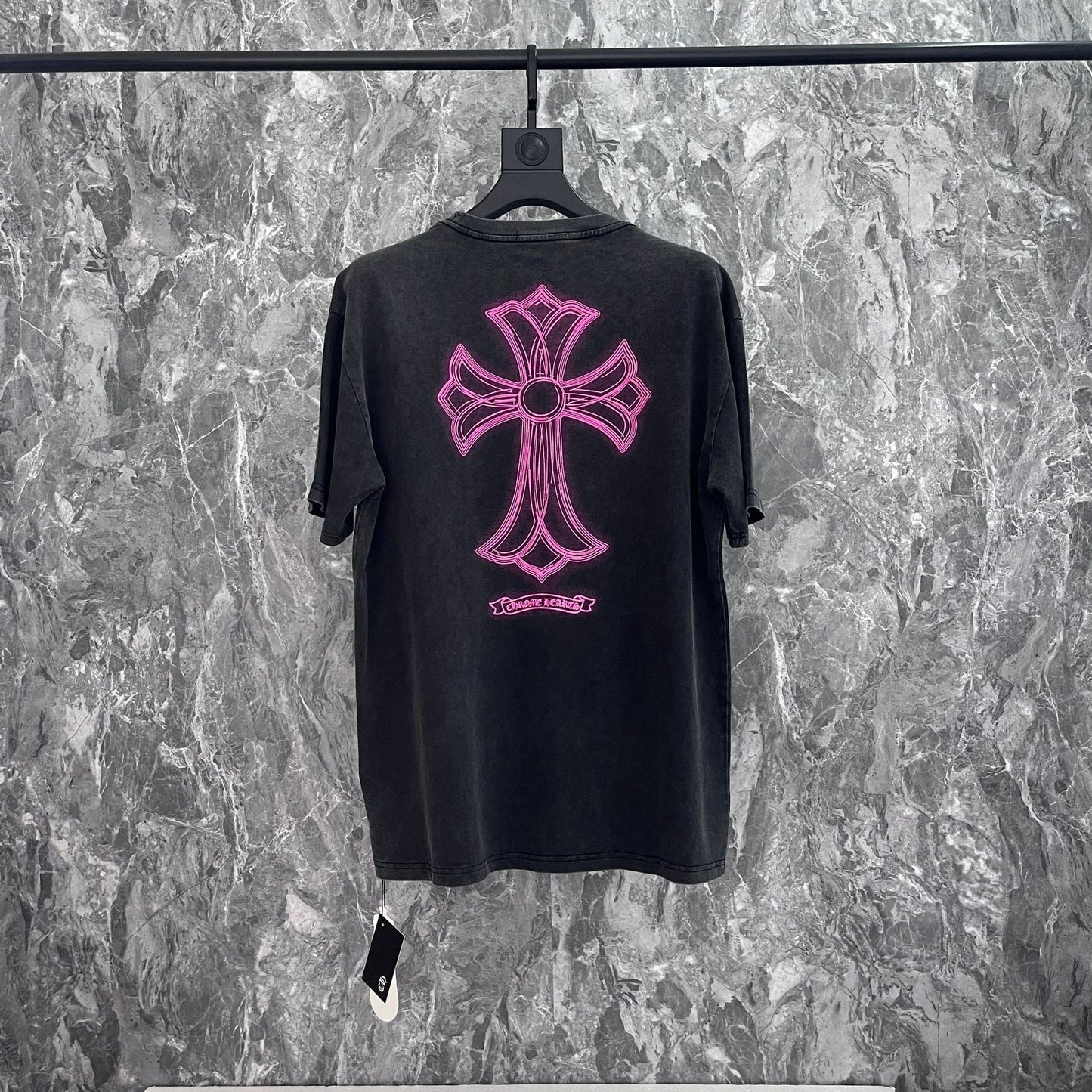 Chrome Heart T Shirts Sanskrit Cross Short Sleeve