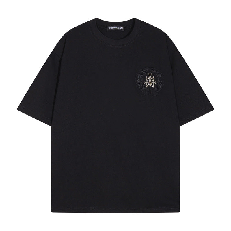Chrome Heart T Shirts Crowe T-Shirt Summer Short Sleeve Street Hip Hop