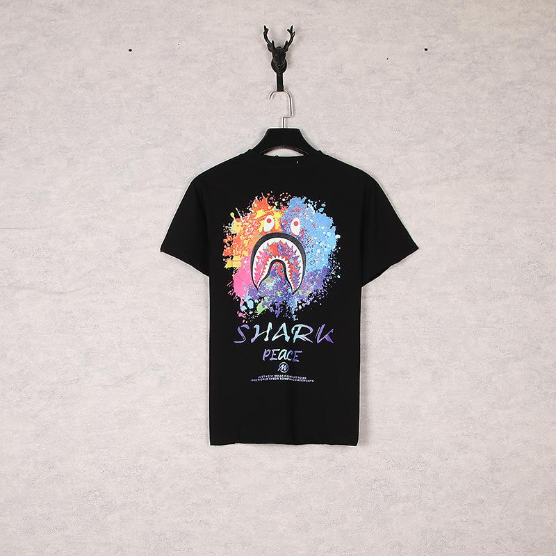 Bathing Ape T-Shirt Camouflage Letter Print Short-Sleeve T-shirt