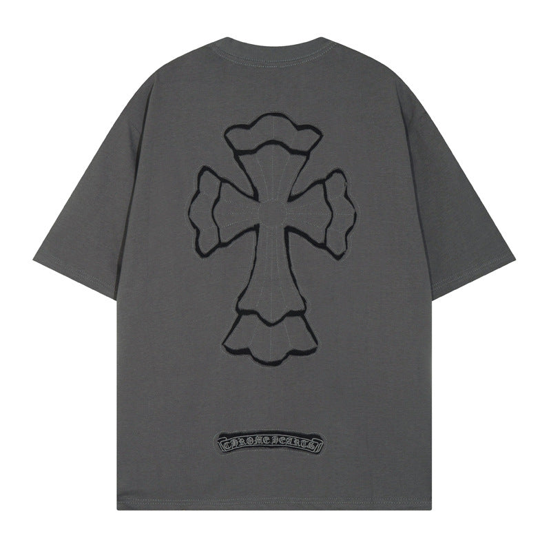 Chrome Heart T Shirts Cotton Short Sleeves