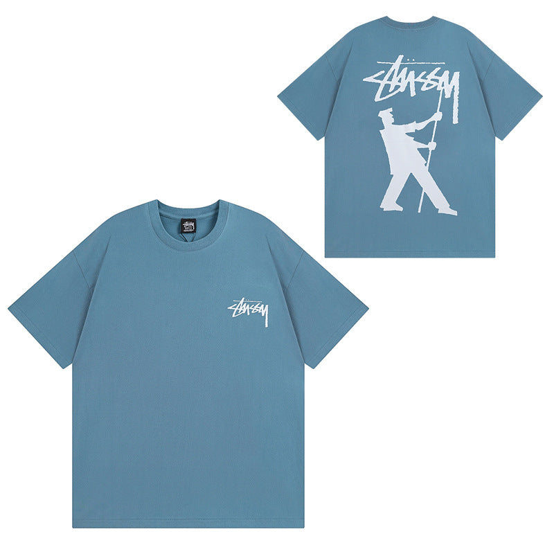 Stussy T-Shirts Casual Versatile Loose T-Shirts Couple