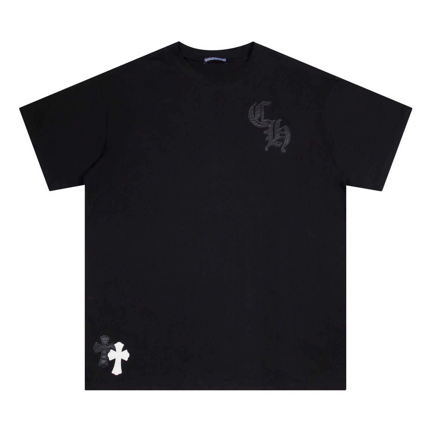 Chrome Heart T Shirts Croix Printed Short Sleeve T-Shirt Loose