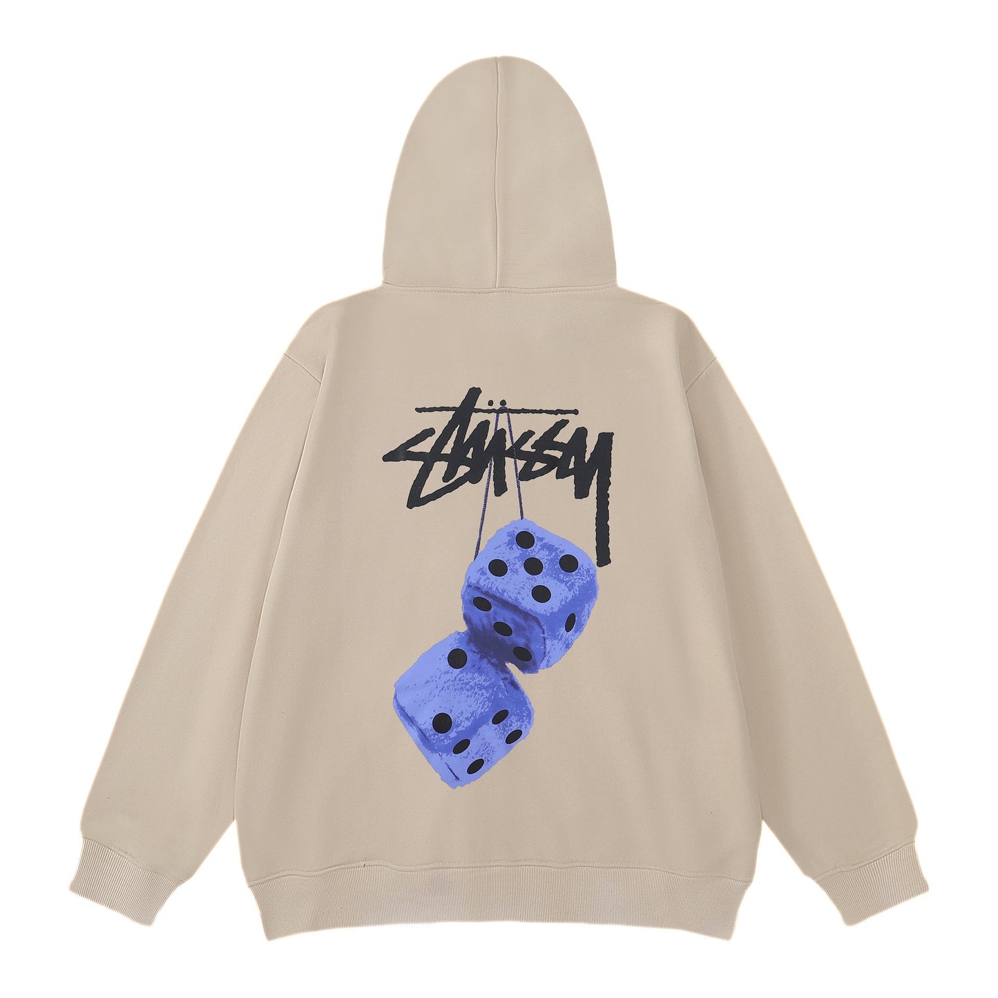 Stussy Hoodie Embroidered Fleece Fashion Hooded Sweater