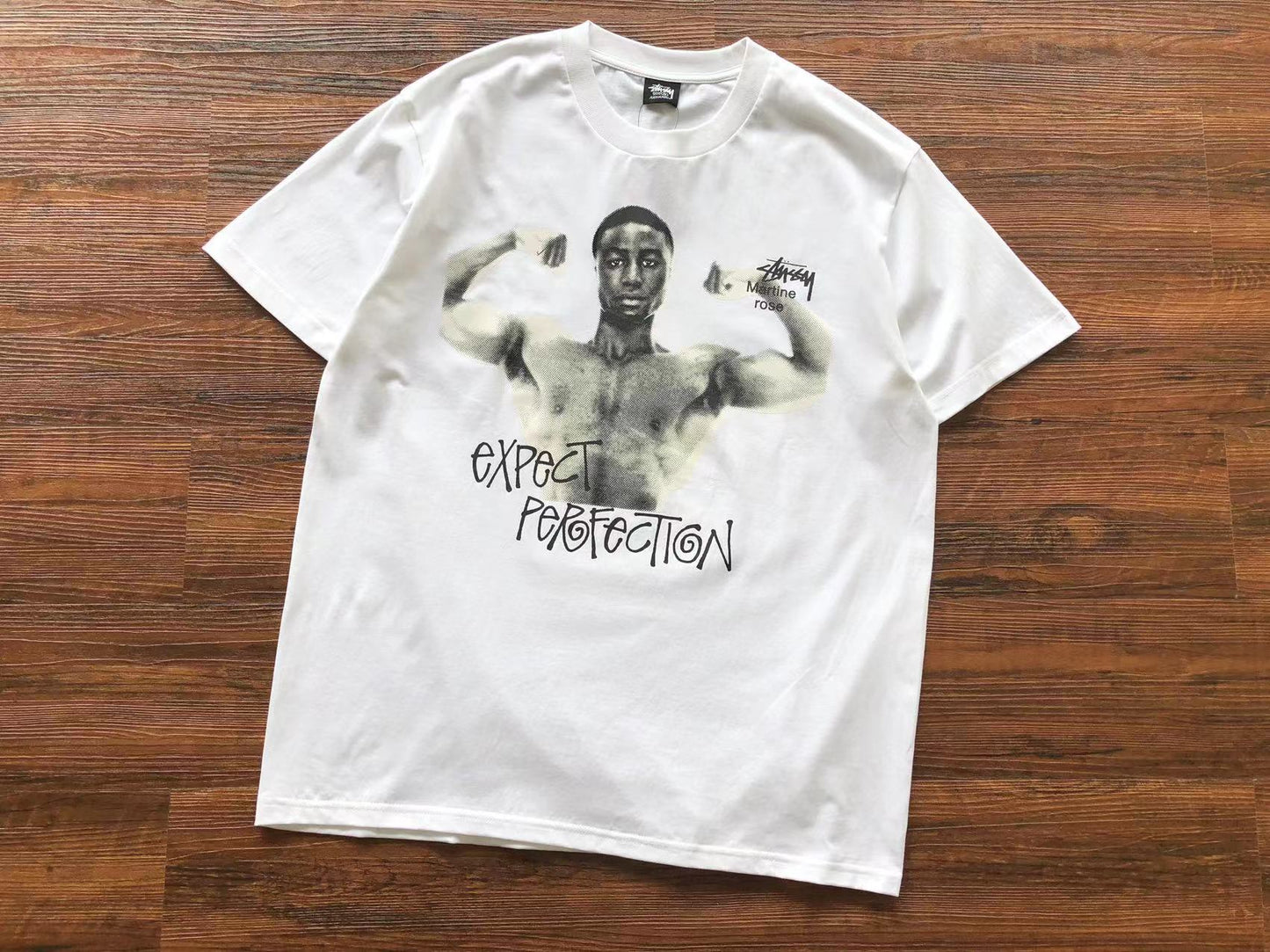 Stussy Expect Perfection White T-Shirt