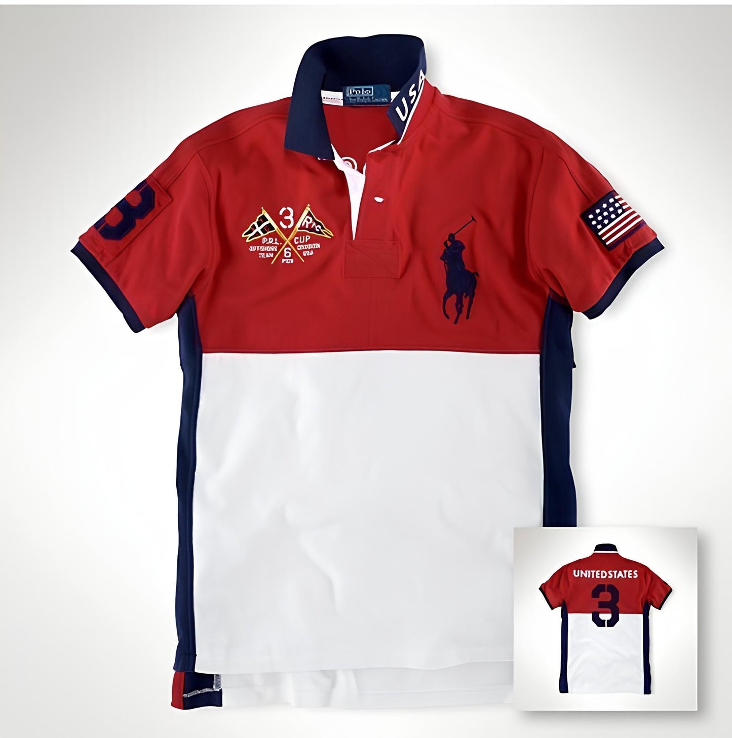 Polo Ralph Lauren International Polo Team Series - USA (Red/White Polo)