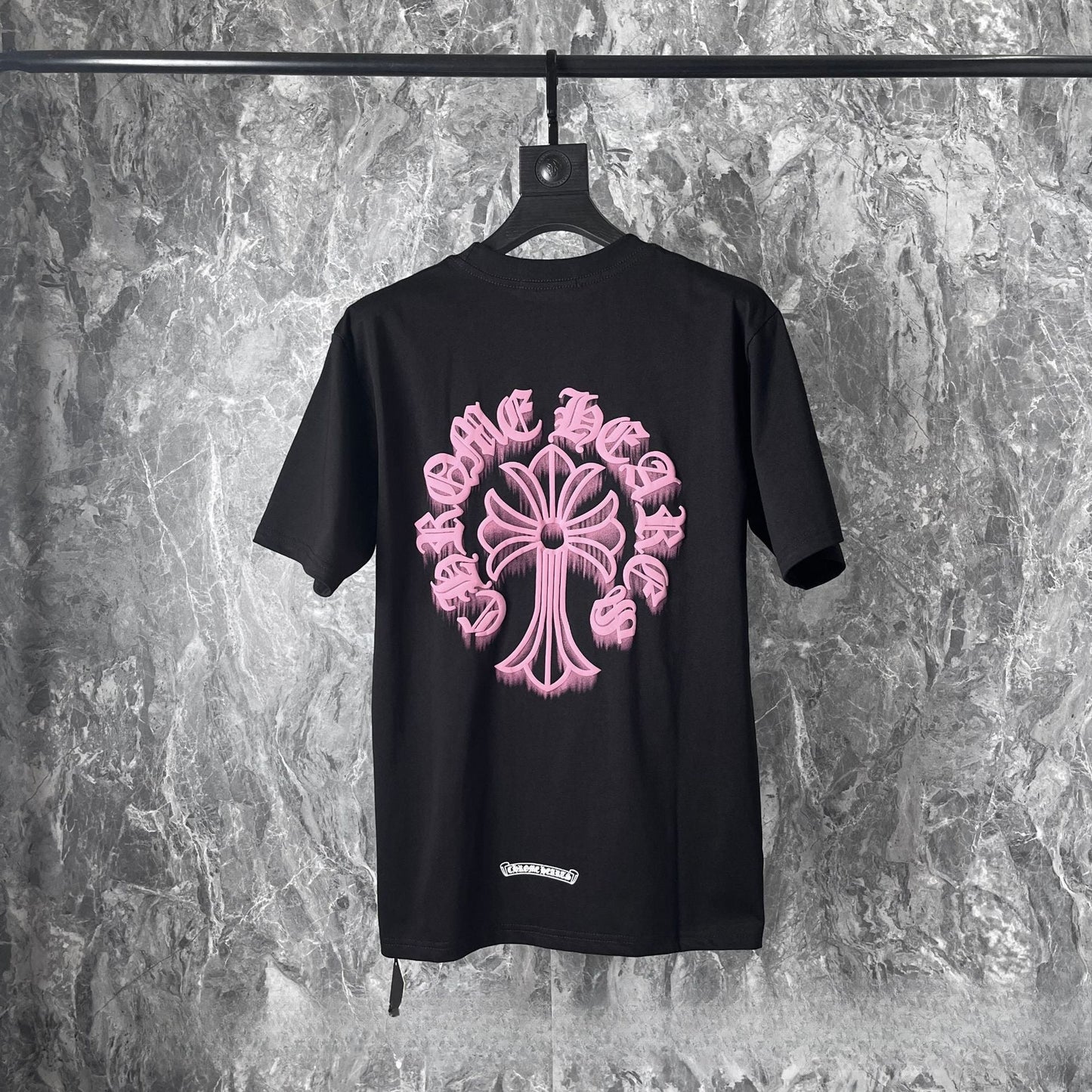 Chrome Heart T Shirts Cross Printed Cotton Casual T-Shirt Couple Short Sleeve