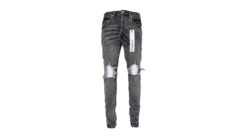 Purple Brand Grey Dirty Blowout Jean