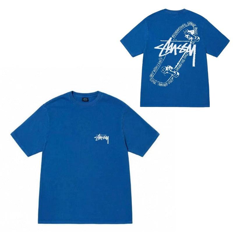 Stussy T-Shirts Casual Versatile Loose T-Shirts Couple