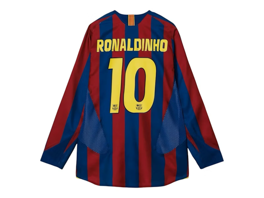Nike FC Barcelona Re-Issue 2005/06 Ronaldinho #10 Home Jersey