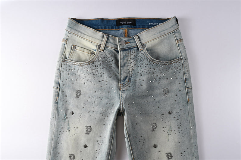 PURPLE  Fashion Jeans 9127