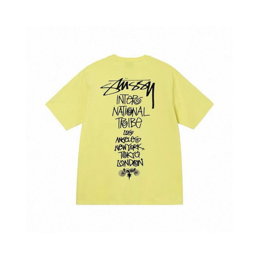 Stussy T-Shirts Casual Loose Couple T-Shirts