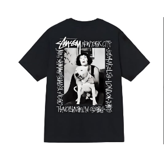 Stussy T-Shirts Casual Versatile Loose T-Shirts Couple