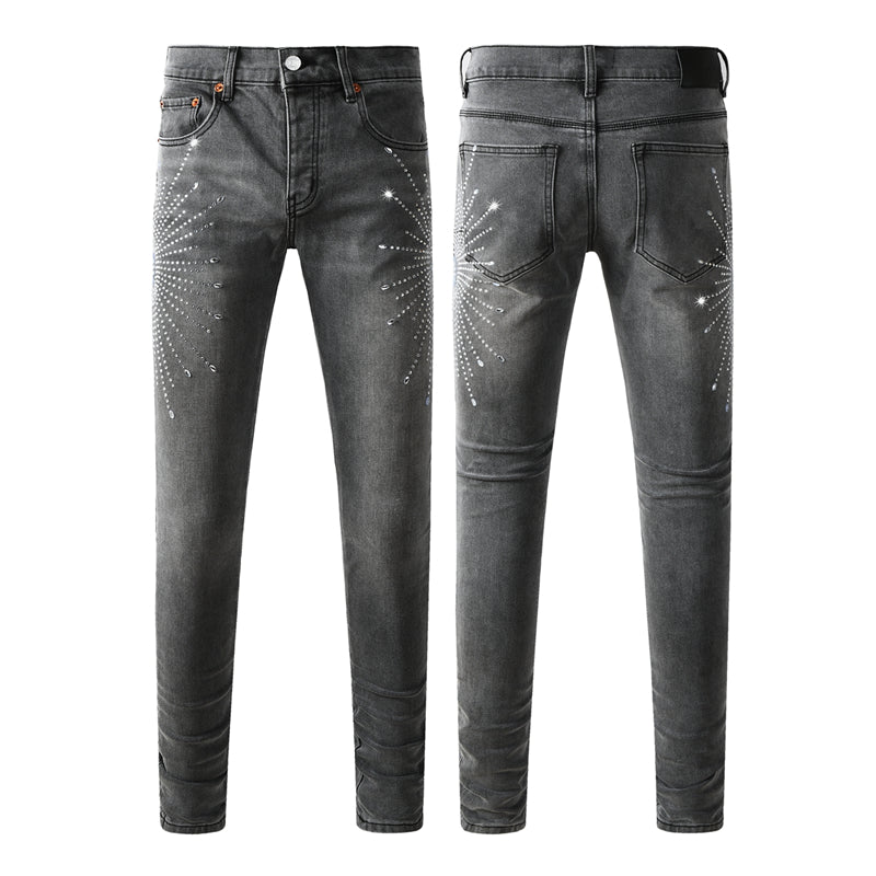 PURPLE  Fashion Jeans 9123