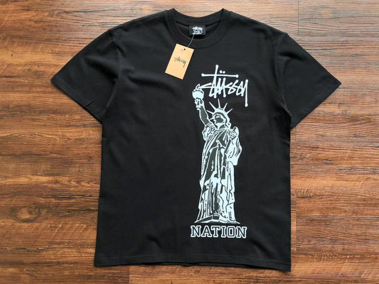Vintage Y2K Stussy Nation T-Shirt