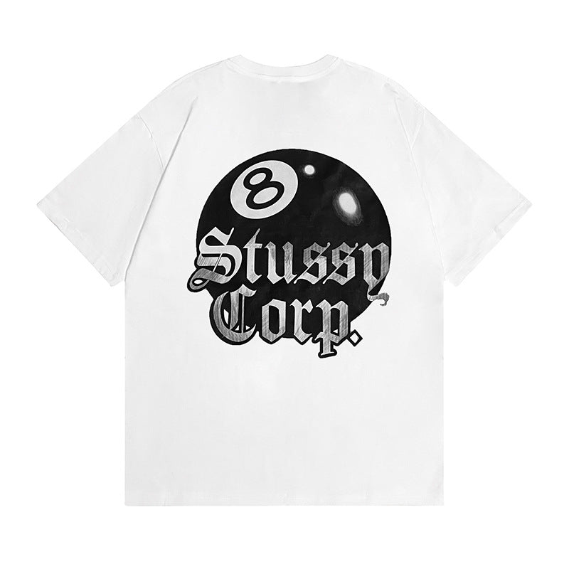 Stussy T-Shirts Casual Loose Couple T-Shirts