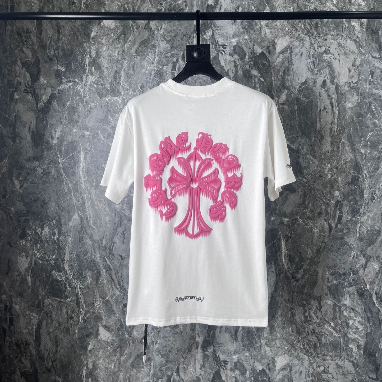 Chrome Heart T Shirts Cross Printed Cotton Casual T-Shirt Couple Short Sleeve