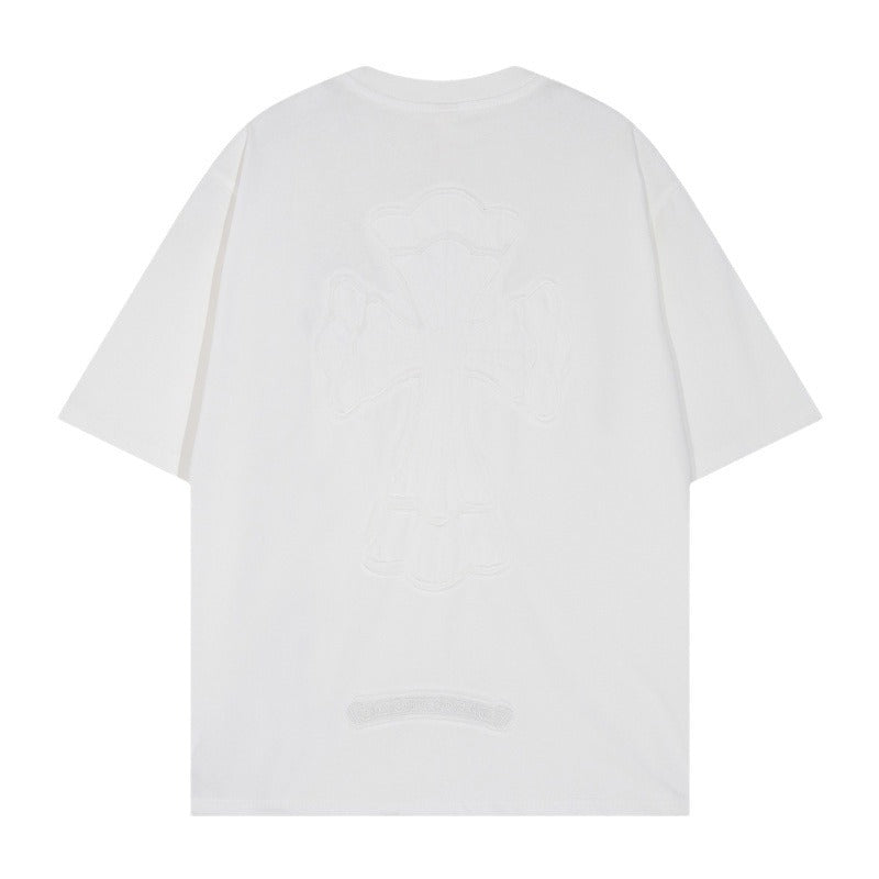 Chrome Heart T Shirts Cotton Short Sleeves