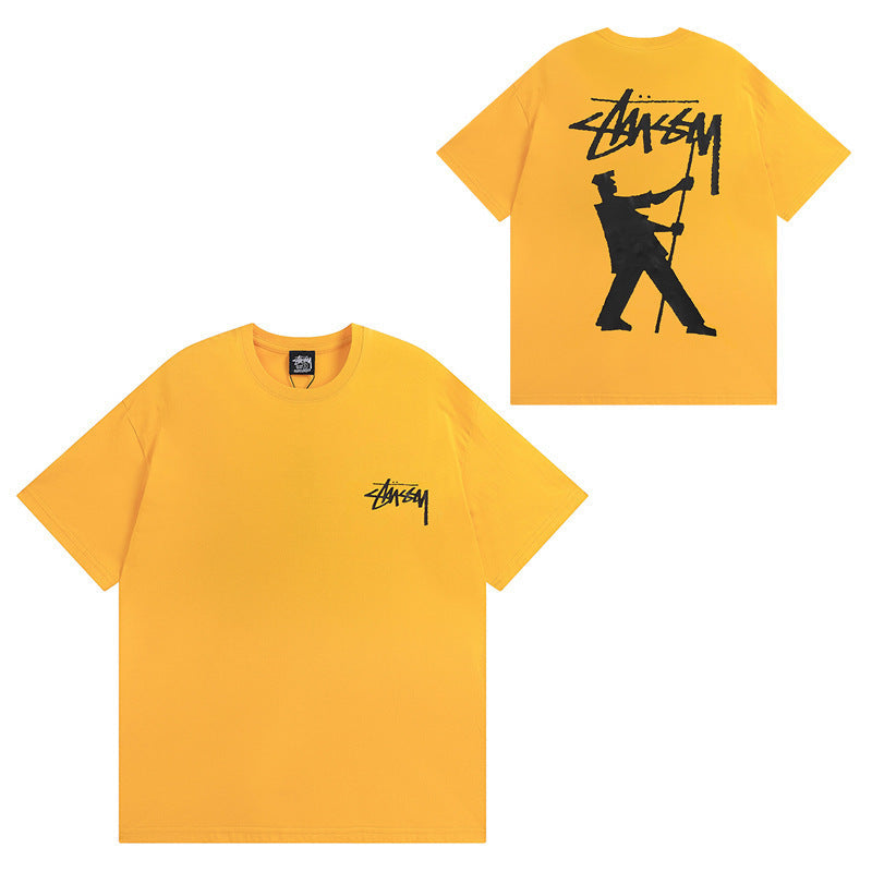 Stussy T-Shirts Casual Versatile Loose T-Shirts Couple
