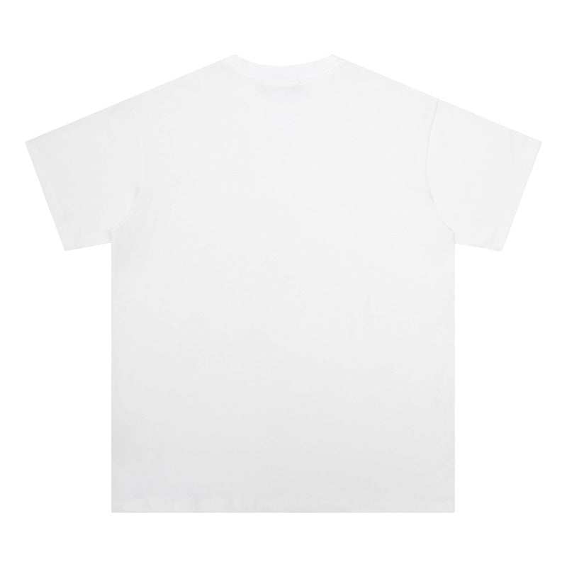 Chrome Heart T Shirts Crowe Cross Horseshoe Hot Diamond T-Shirt Short Sleeve