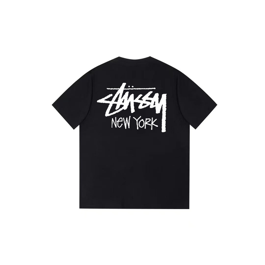 Stussy T-Shirts Loose Casual T-Shirts Same for Men and Women