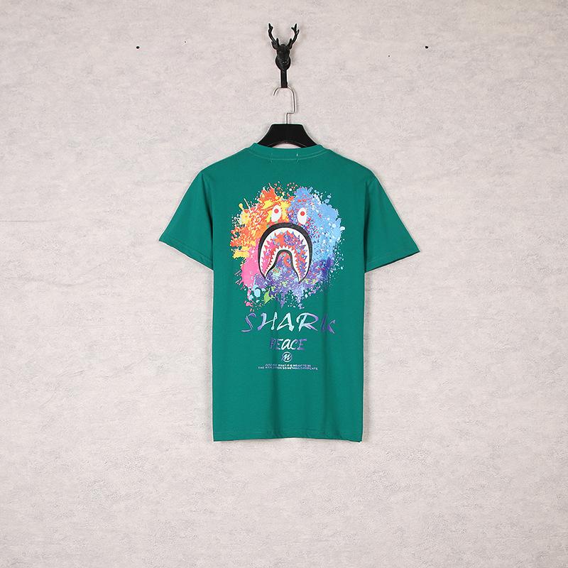 Bathing Ape T-Shirt Camouflage Letter Print Short-Sleeve T-shirt
