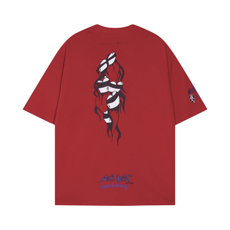 Chrome Heart T Shirts Summer Short Sleeves