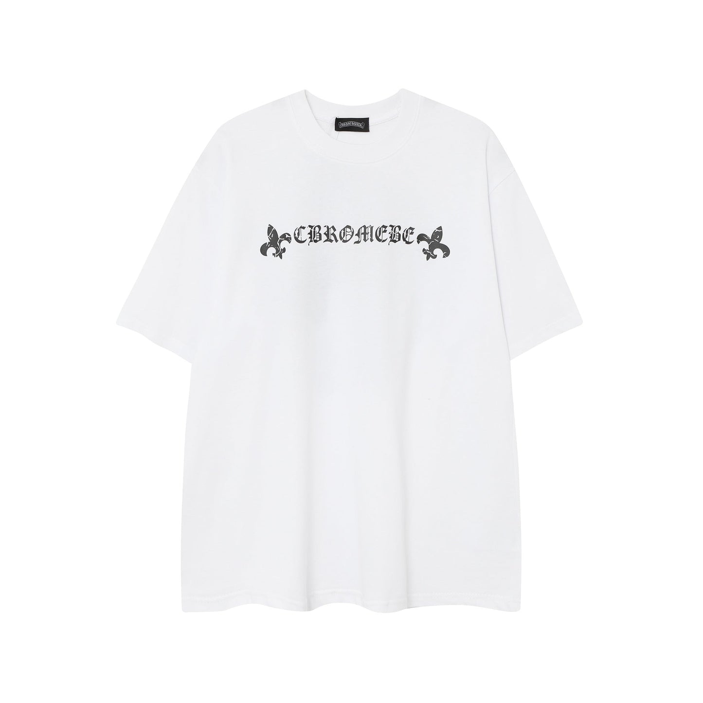 Chrome Heart T Shirts Horseshoe Cross Old Retro Fashion Men's and Women's Short Sleeve T-Shirt