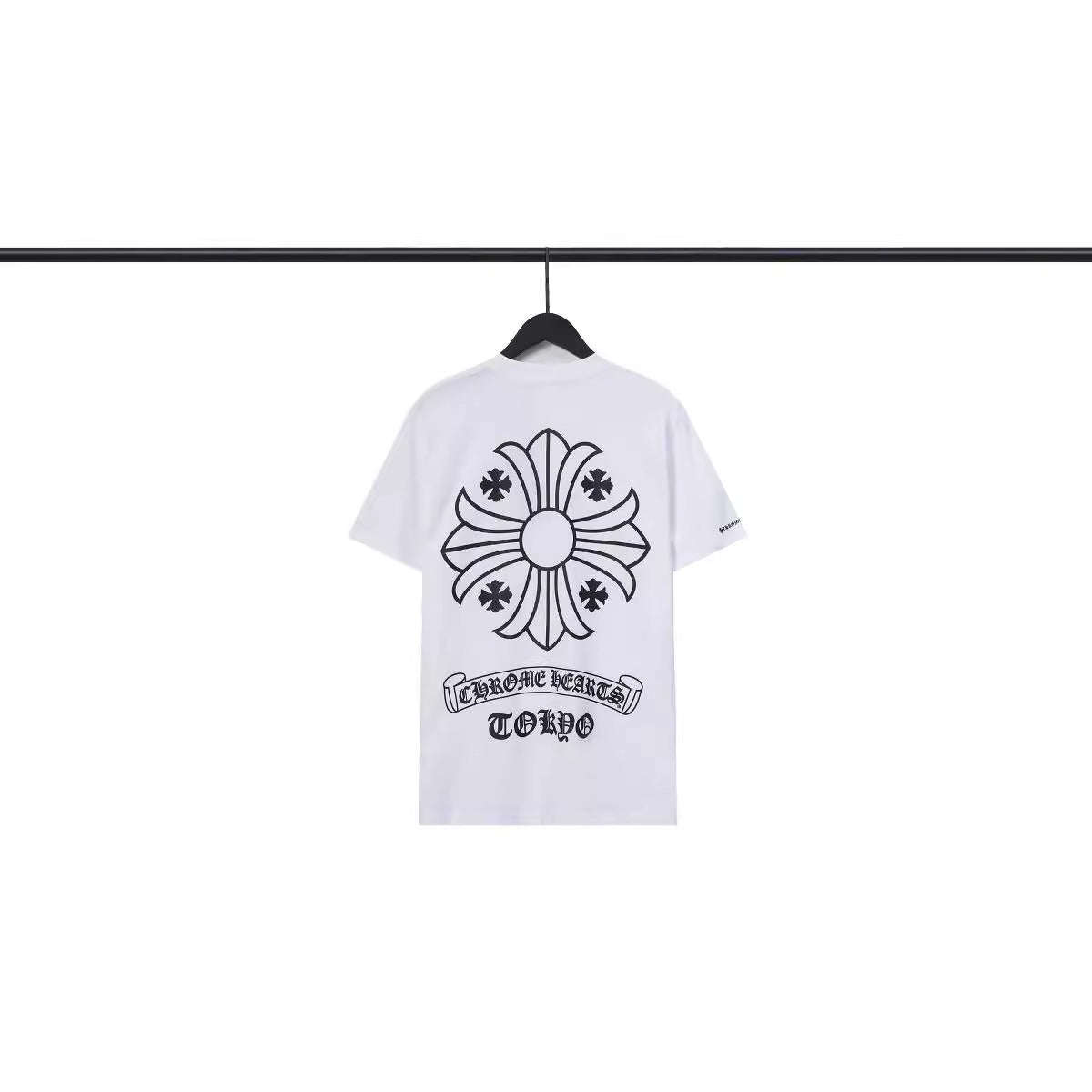 Chrome Heart T Shirts Croix Cross Gypsy Cotton Crew Neck Short Sleeve T-Shirt