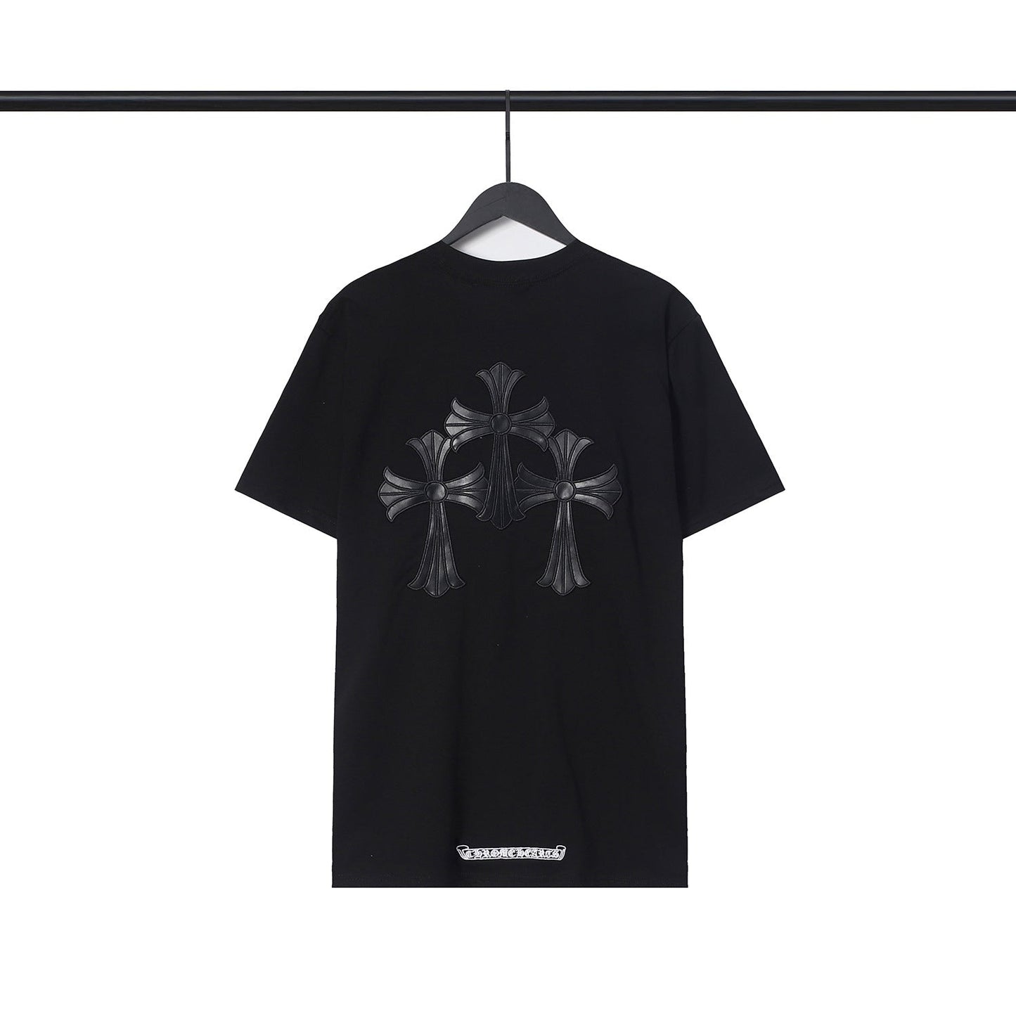 Chrome Heart T Shirts Chrome Hearts Sanskrit Horseshoe Short Sleeve T-Shirt