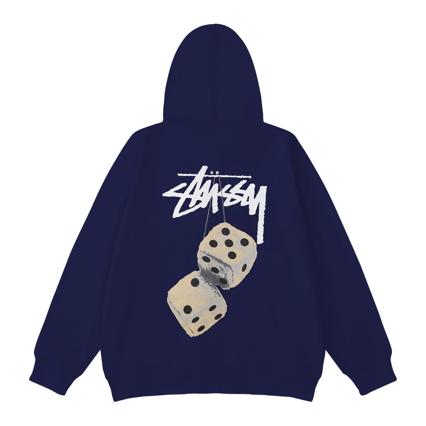 Stussy Hoodie Embroidered Fleece Fashion Hooded Sweater