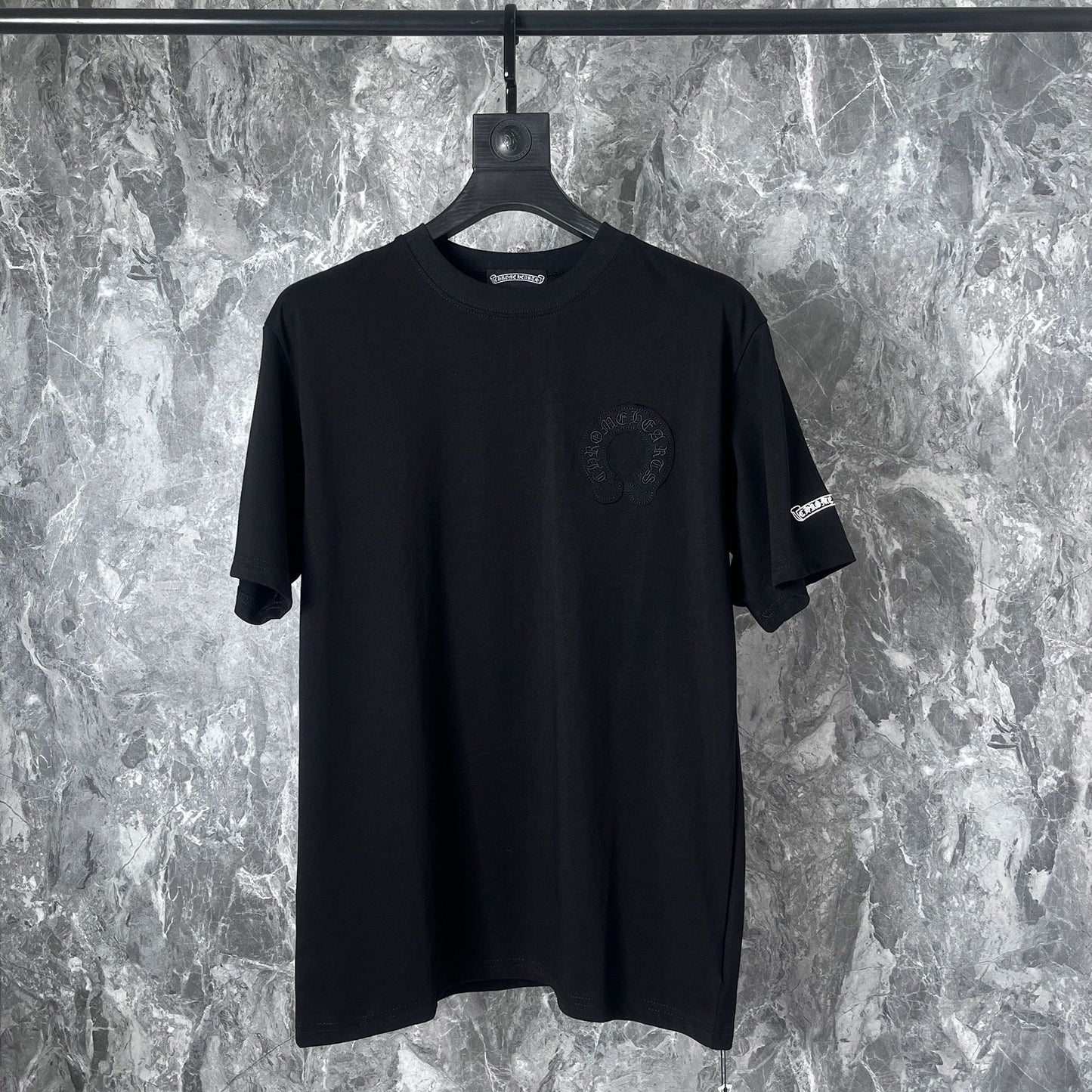 Chrome Heart T Shirts Croix Heavy Industry Embroidery Short Sleeve T-Shirt