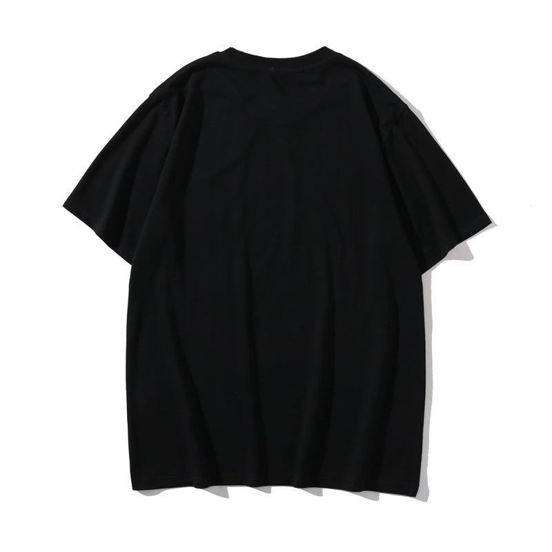 Bathing Ape T-Shirt Summer Cartoon Anime Loose Black Casual Short Sleeve T-shirt