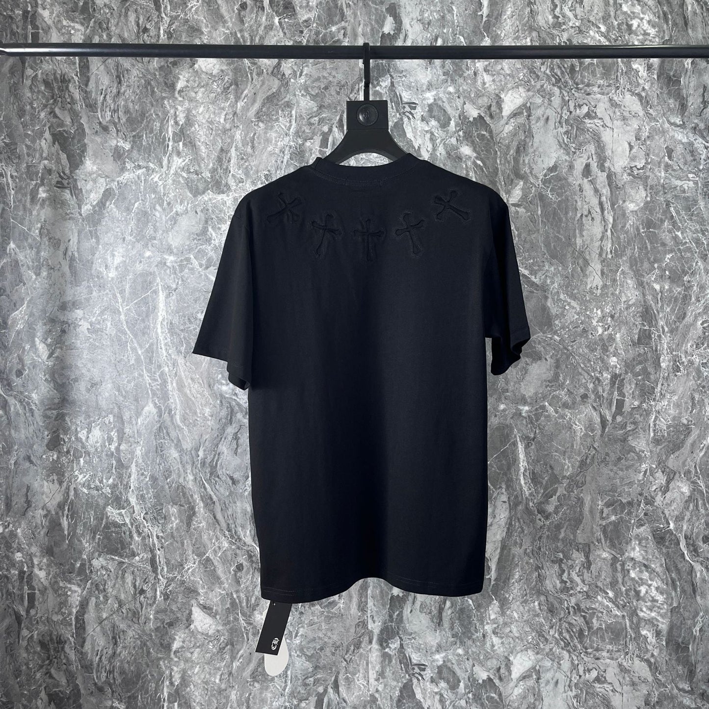Chrome Heart T Shirts Cross Cotton Casual T-Shirt Couple Short Sleeve