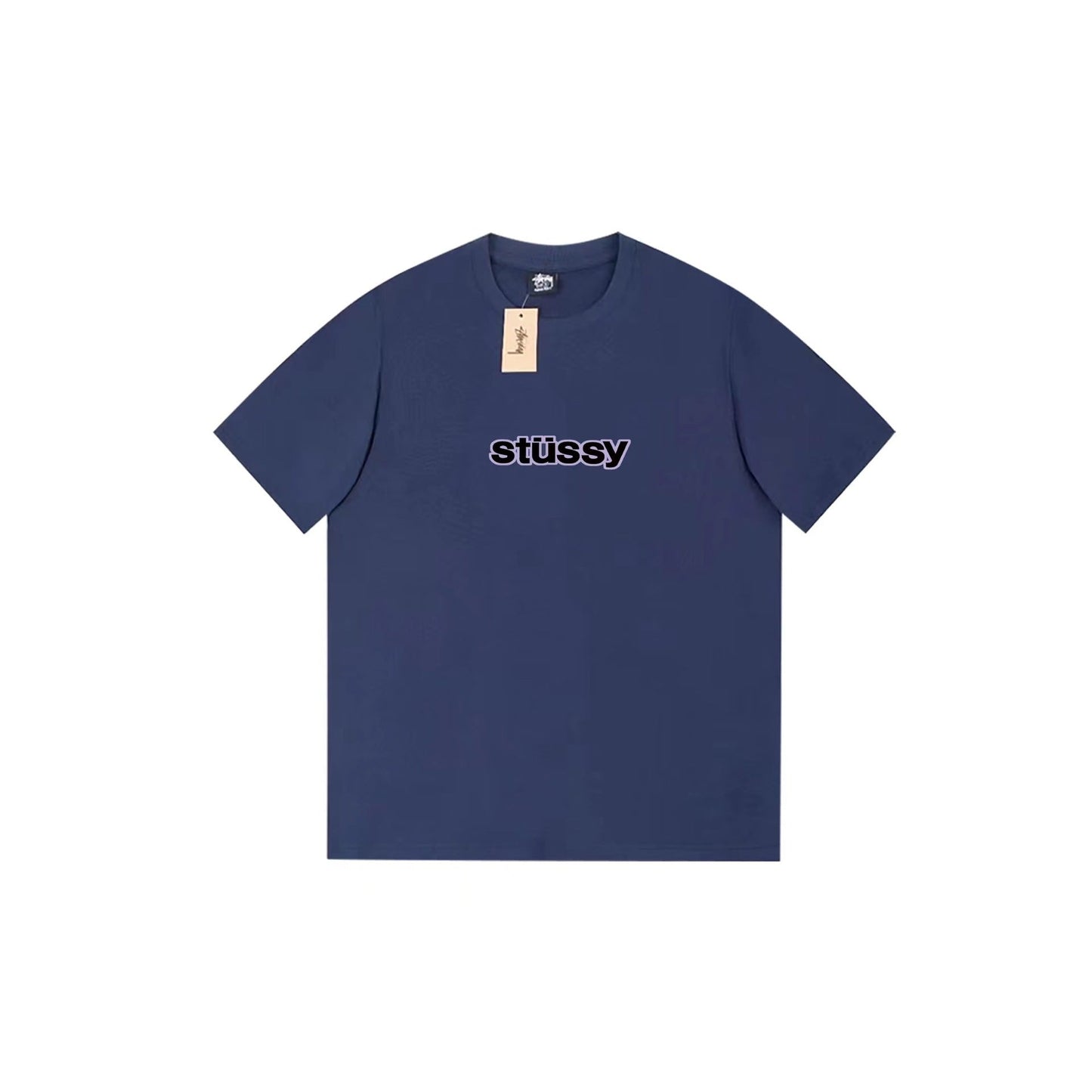 Stussy T-Shirts Loose Casual T-Shirts Same for Men and Women
