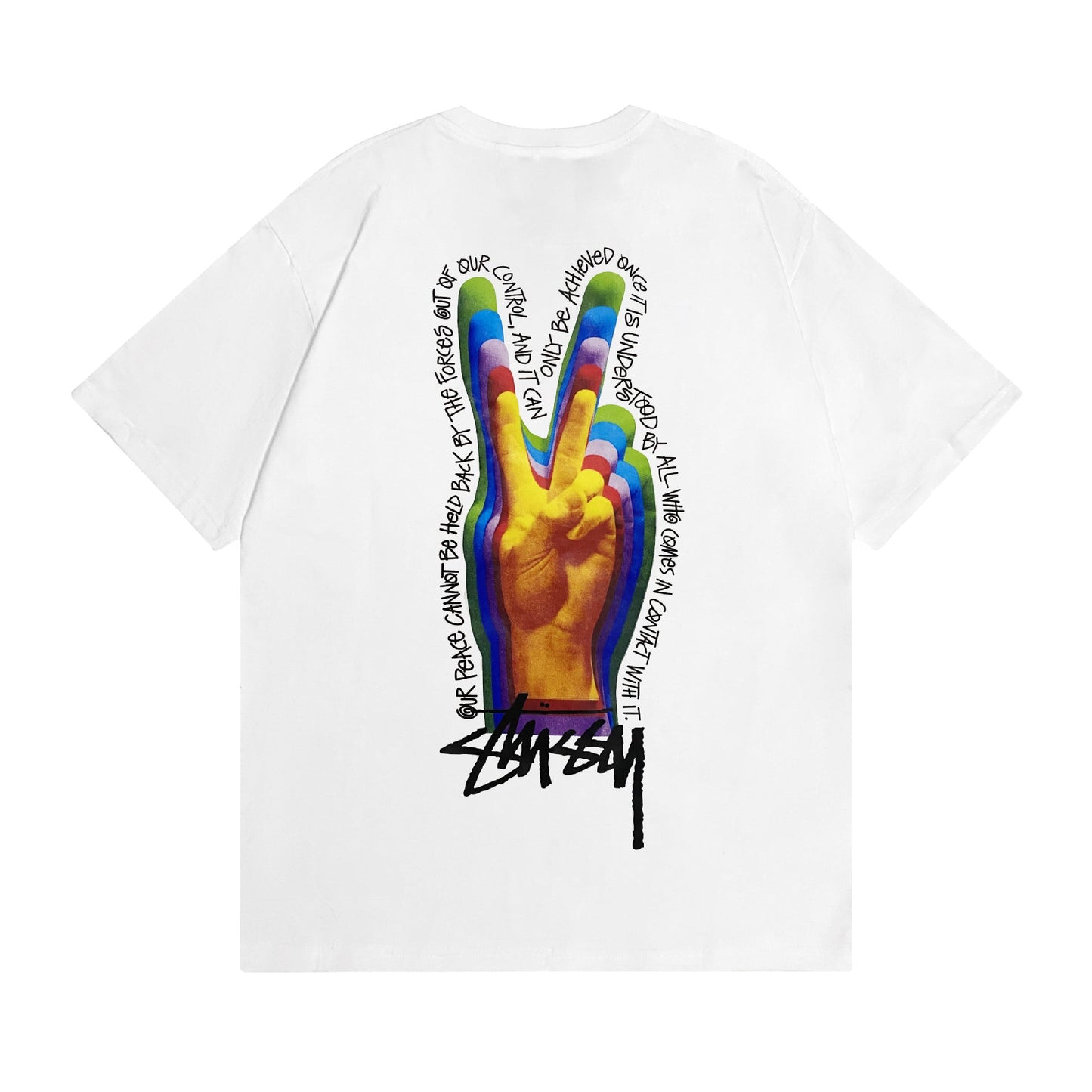 Stussy T-Shirts Casual Loose Couple T-Shirts
