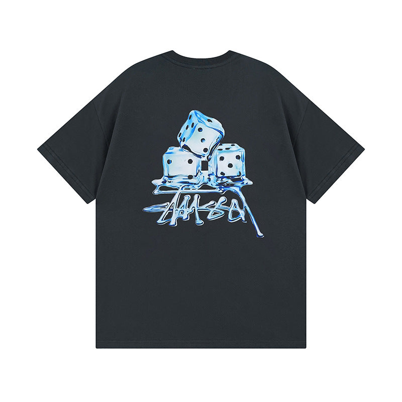 Stussy T-Shirts Casual Loose Couple T-Shirts