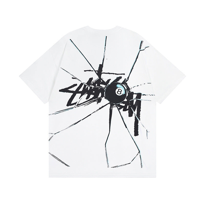 Stussy T-Shirts Casual Loose Couple T-Shirts