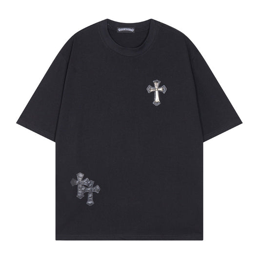 Chrome Heart T Shirts T-Shirt Short Sleeve Cross