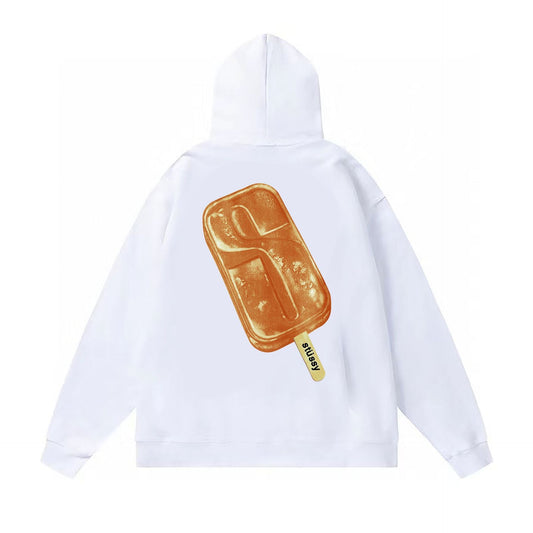 Stussy Hoodie Fall/Winter Fleece Hooded Sweater
