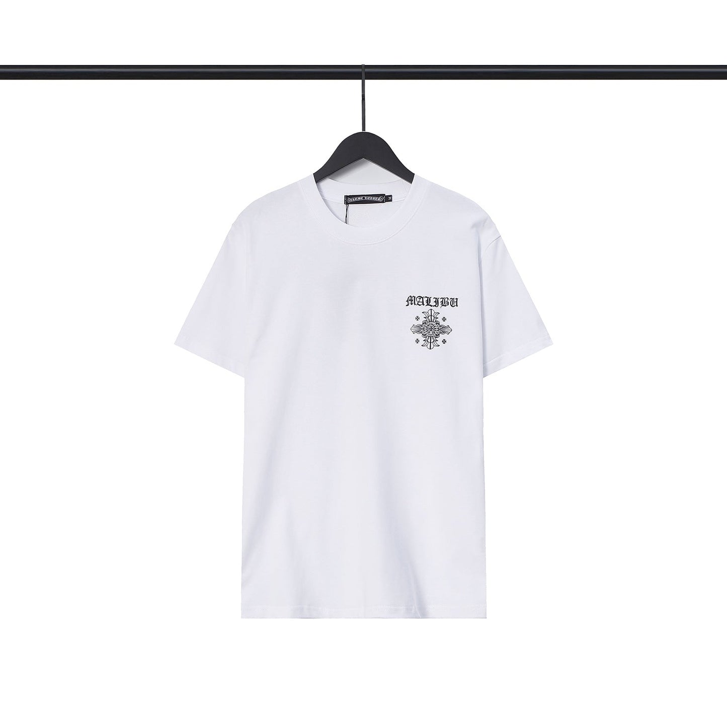 Chrome Heart T Shirts Sanskrit Cross Horseshoe Letter Flower Short Sleeve T-Shirt