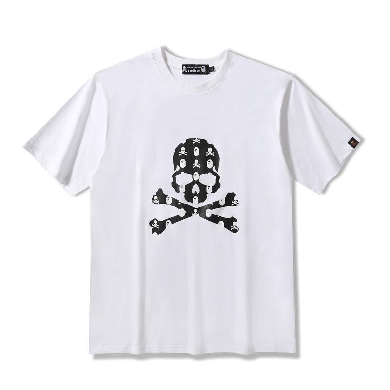 Bathing Ape T-Shirt Summer Ape Head Printed Short Sleeve T-shirt