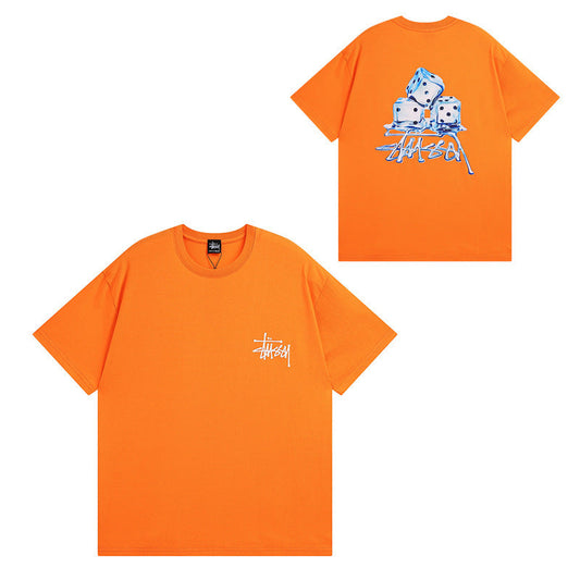 Stussy T-Shirts Casual Versatile Loose T-Shirts Couple
