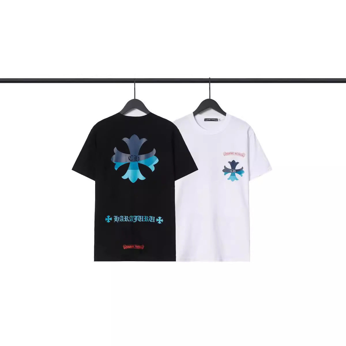 Chrome Heart T Shirts T-Shirt Summer Hip Hop Men's and Women's Short Sleeves