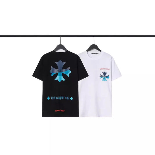 Chrome Heart T Shirts T-Shirt Summer Hip Hop Men's and Women's Short Sleeves