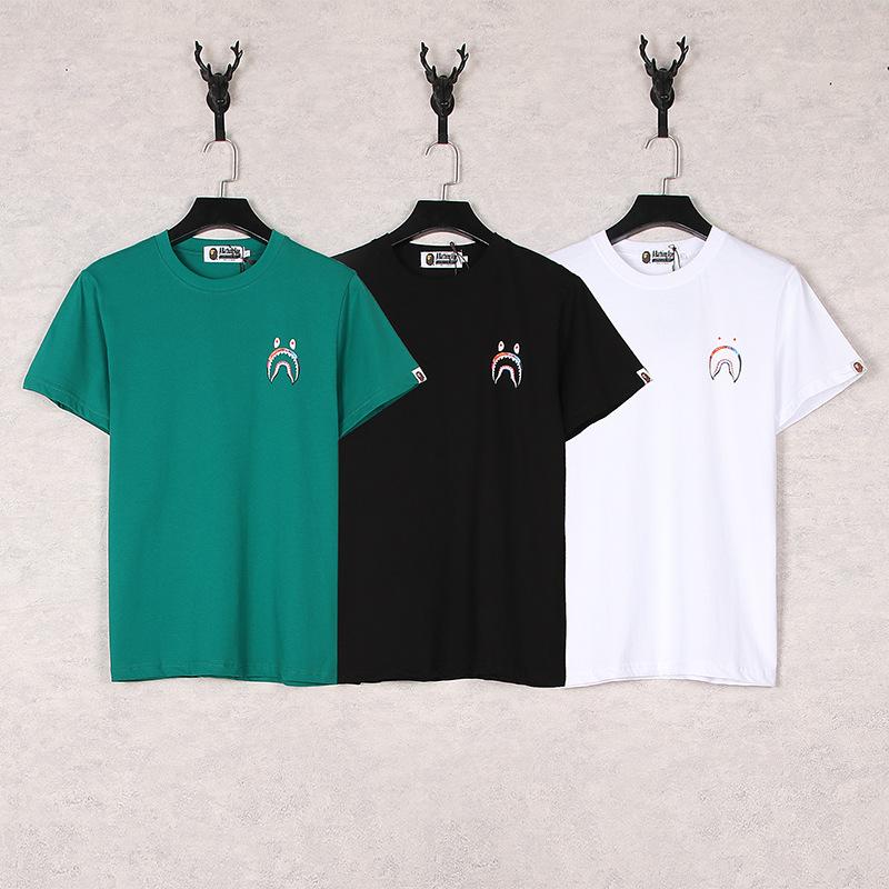 Bathing Ape T-Shirt Camouflage Letter Print Short-Sleeve T-shirt