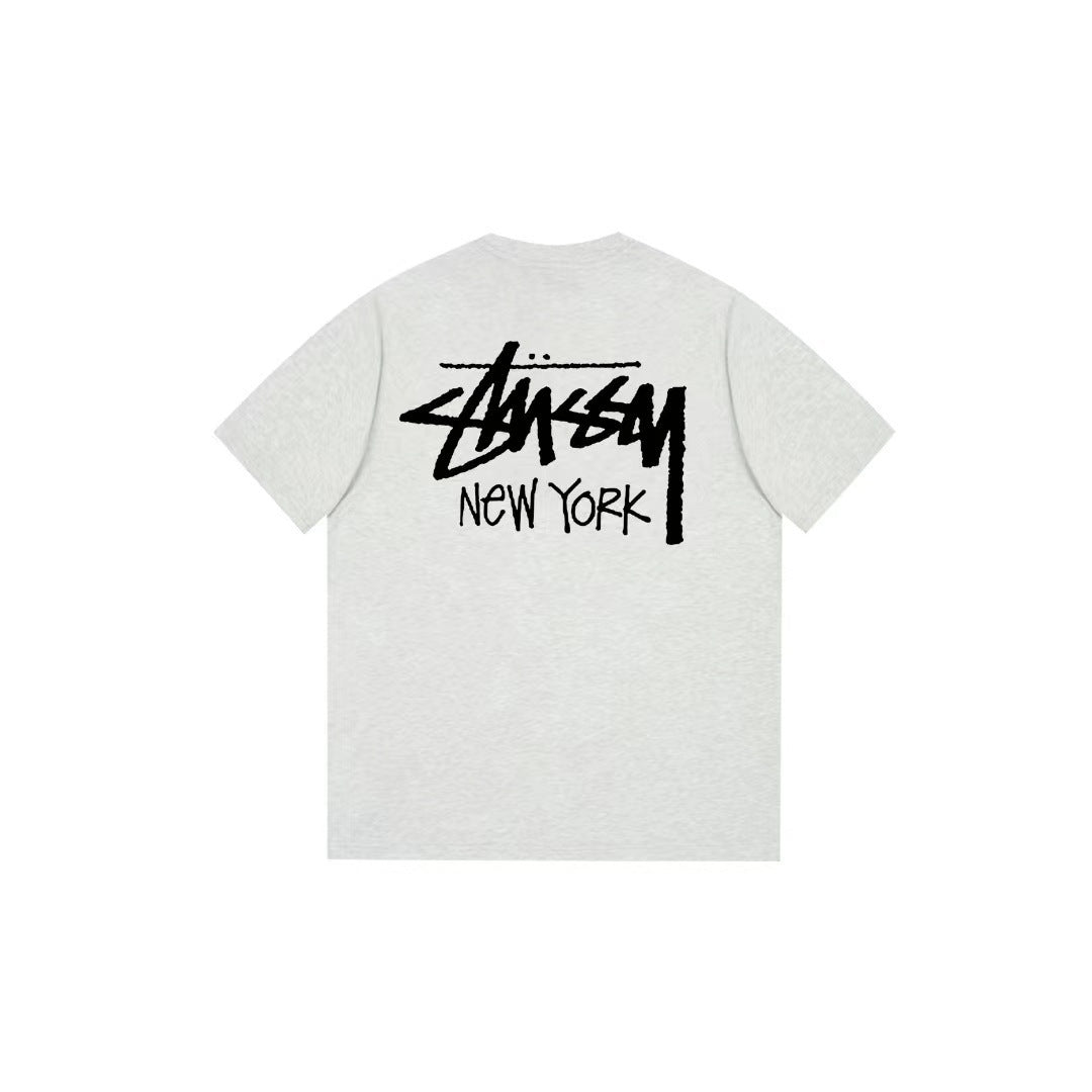 Stussy T-Shirts Loose Casual T-Shirts Same for Men and Women