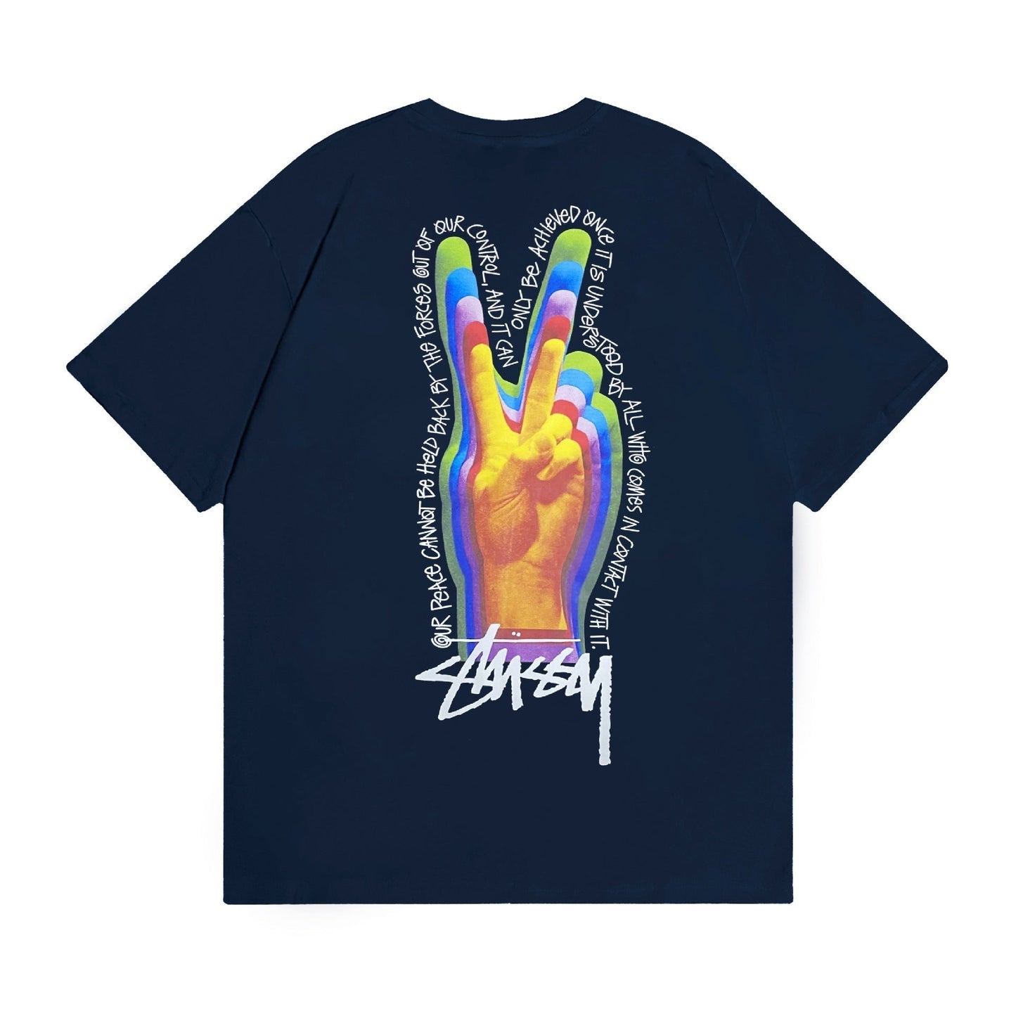 Stussy T-Shirts Casual Loose Couple T-Shirts