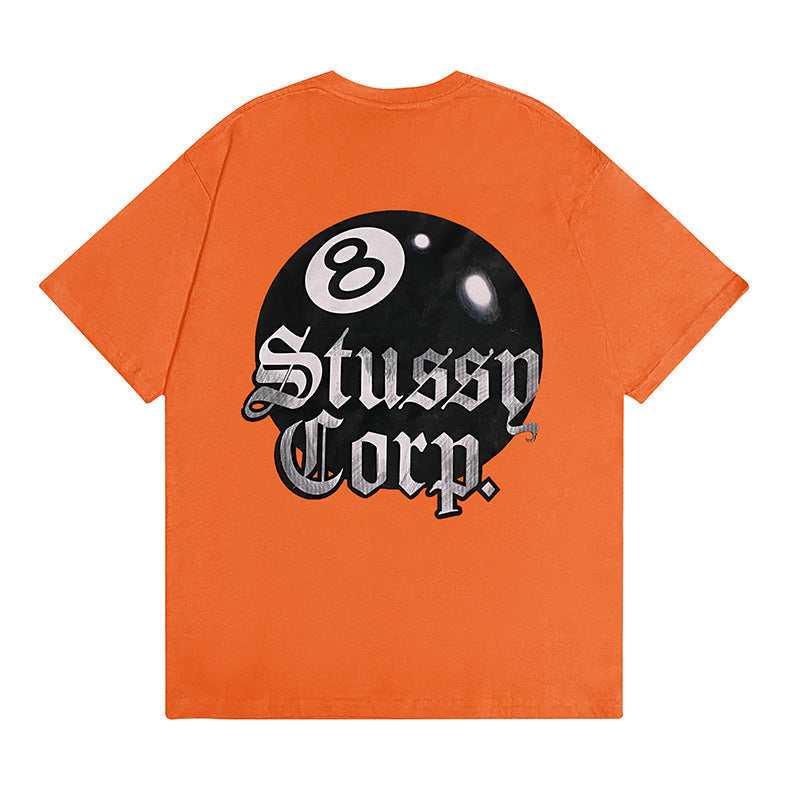 Stussy T-Shirts Casual Loose Couple T-Shirts