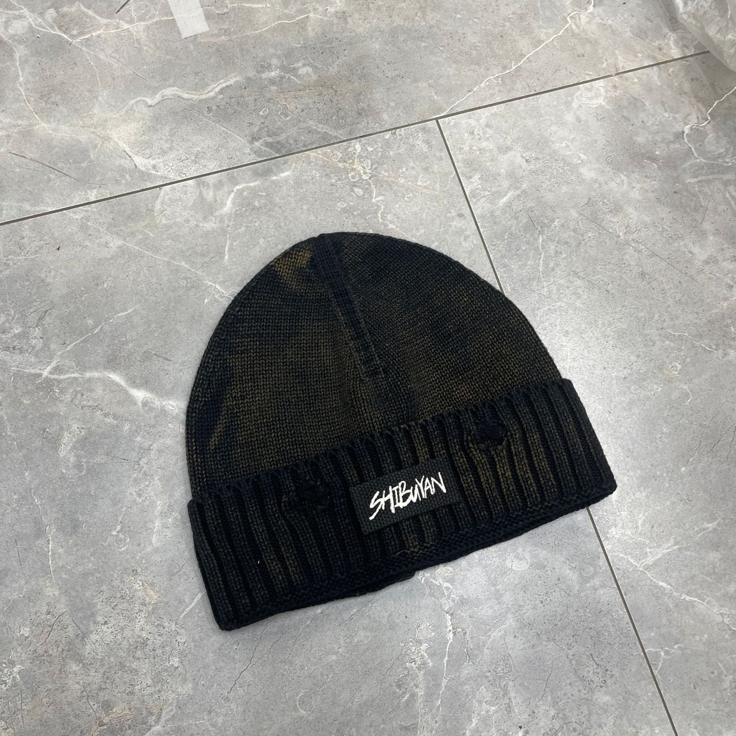 Chrome Heart Beanie Frayed Knitted Hat Korean Version Simple Warm Ear Protector Wool Hat